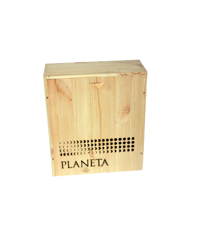 Geschenk-Ideen  Confezione in legno 3 bottiglie - l. 0,750 "Selezione DOC" -Planeta 36,80 €