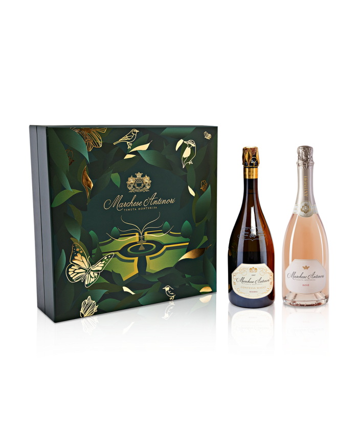 Vini Rosè  Contessa Maggi 2007 Marchese Antinori Rosé SELEZIONE – l'eleganza della Franciacorta DOCG Tenuta Montenisa 69,59 €