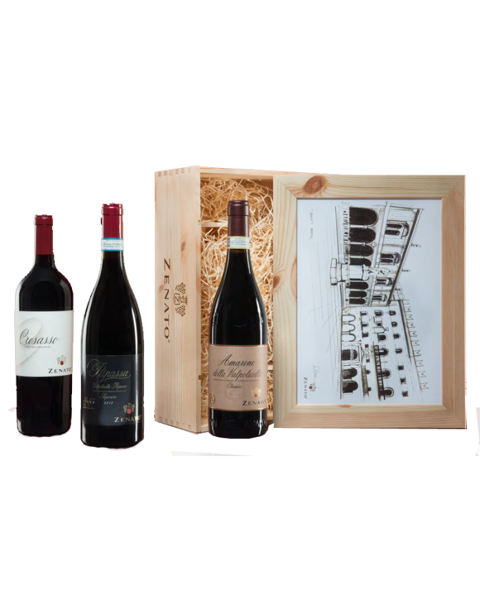Vini Rossi  Cassetta Verona in love 3 btg Cresasso Veronese - Amarone Valpolicella Classico - Valpolicella Superiore Ripassa ...