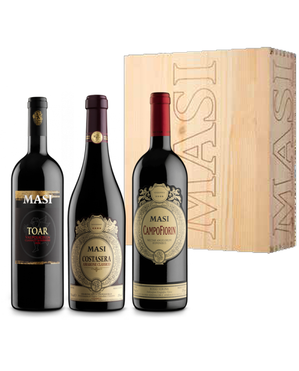 Red Wines  Cassetta legno da 3 BT "Gli esclusivi dall’antica uva Oseleta" - Masi 77,21 â‚¬ Red Wines  Cassetta legno da 3 BT "Gli esclusivi dall’antica uva Oseleta" - Masi 77,21 â‚¬