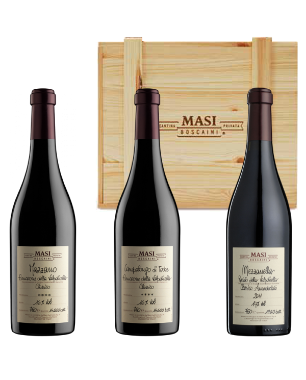 Red Wines  Cassetta in legno da 3 BT I grandi cru della Valpolicella Classica - Masi 214,18 â‚¬ Red Wines  Cassetta in legno da 3 BT I grandi cru della Valpolicella Classica - Masi 214,18 â‚¬