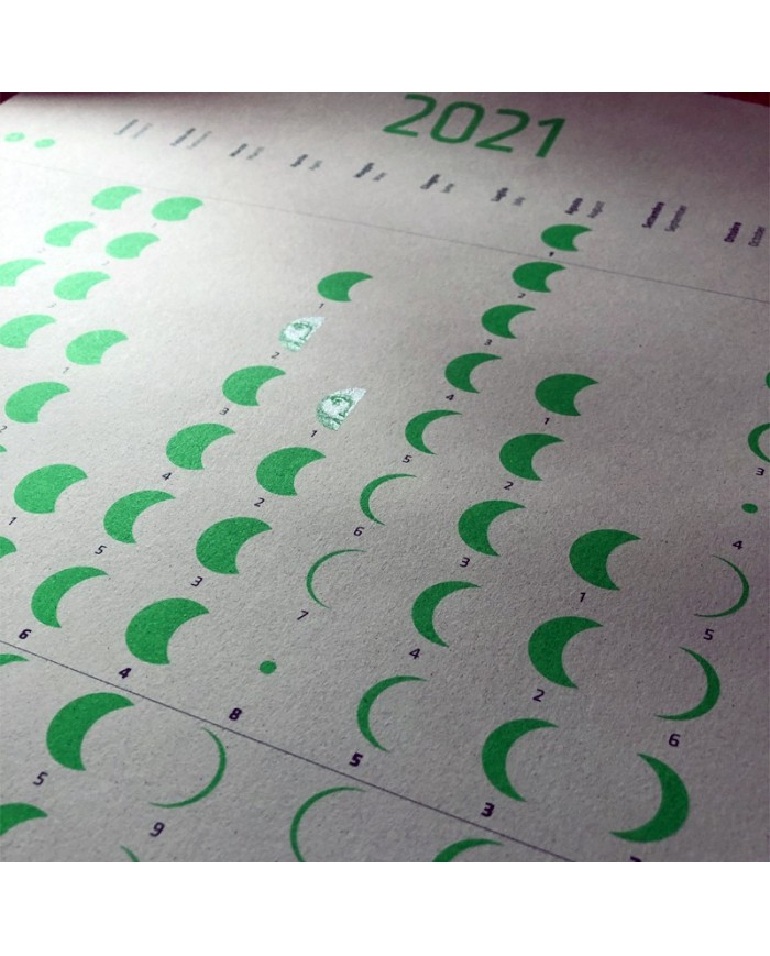 Accessori  Poster Calendario Lunare 2021 Dimensioni: 33x98 cm - Planeta 8,20 €