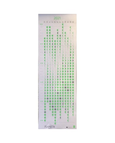 Accessori  Poster Calendario Lunare 2021 Dimensioni: 33x98 cm - Planeta 8,20 €