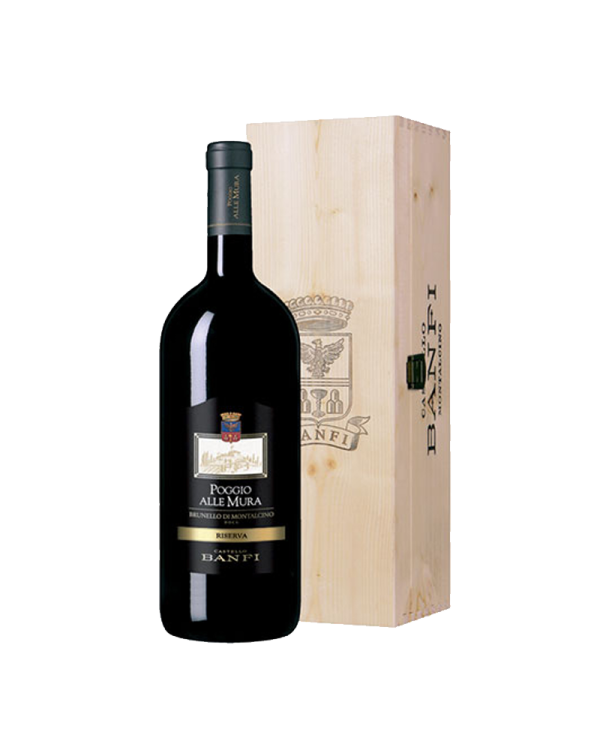 Vini Rossi  Brunello di Montalcino Riserva DOCG "Poggio alle Mura" 2013 Magnum - Banfi 115,85 €