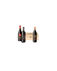 Vini Rossi  Cassetta in legno da 3BT: PALARI FARO DOC 2013 - ROSSO DEL SOPRANO · Sicilia IGT 2015 - SANTA NÈ · Sicilia IGT 20...