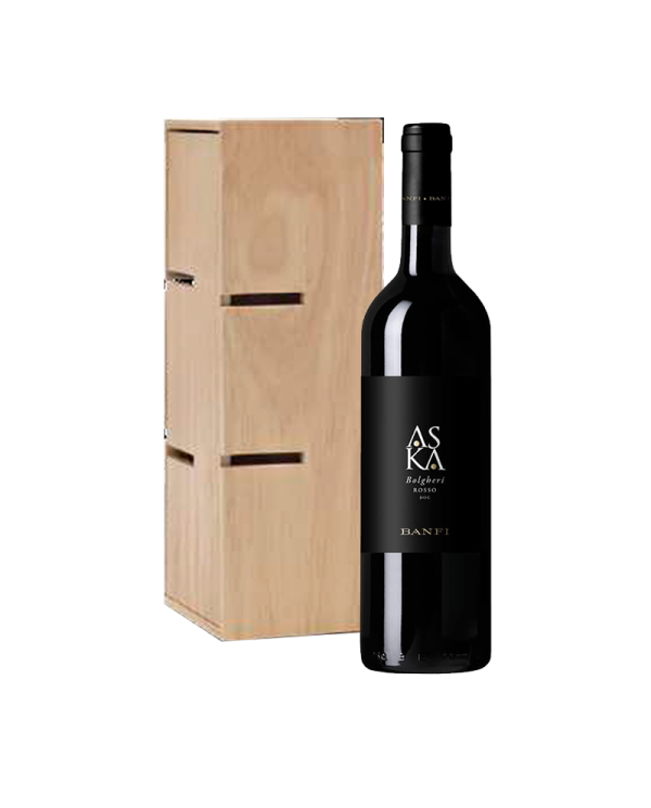 Vini Rossi  Cassetta legno ASKA · Bolgheri Rosso DOC 2017 - Banfi 24,26 â‚¬ Vini Rossi  Cassetta legno ASKA · Bolgheri Rosso DOC 2017 - Banfi 24,26 â‚¬