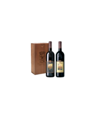 Rode wijnen  Cassetta legno 2 BT: 1 Brunello di Montalcino · DOCG 2015 - Rosso di Montalcino · DOC 2018 - Banfi 41,23&nbsp;€