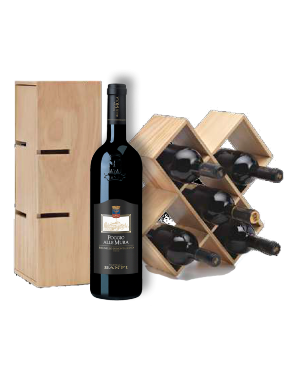 Vini Rossi  Cassetta in legno Brunello di Montalcino “Poggio alle Mura” 2015 – Banfi 40,66 €