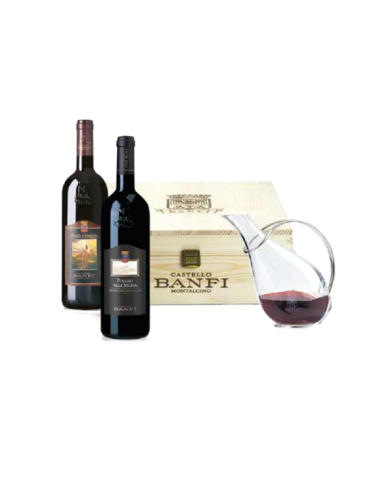 Rode wijnen  Cassa legno 2 BT Brunello di Montalcino DOCG - Poggio alle Mura · Brunello di Montalcino DOCG - Decanter · Tecno...