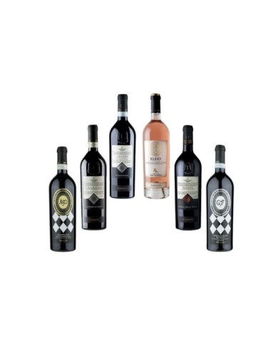Rode wijnen  Selezione Tinazzi: Aureum Acinum 2016 - Rovertondo 2018 - Kleio 2019 - A50 2012 - Introl della Torre Merlot 2018... Rode wijnen  Selezione Tinazzi: Aureum Acinum 2016 - Rovertondo 2018 - Kleio 2019 - A50 2012 - Introl della Torre Merlot 2018...