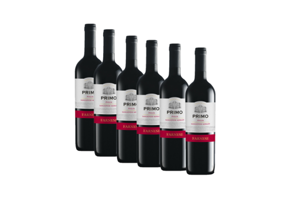 Vini Rossi  6 Bottiglie Primo Sangiovese Merlot Puglia IGT 2019 - Fantini Farnese 28,69&nbsp;€