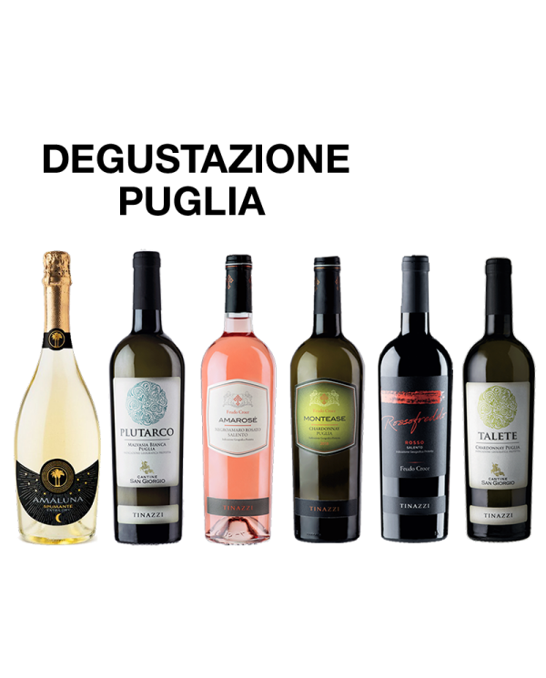Vini Bianchi  Selezione Puglia: Amaluna Due Palme - PLUTARCO Malvasia Bianc - AMAROSÈ Negroamaro - MONTEASE - ROSSOFREDDO - T... Vini Bianchi  Selezione Puglia: Amaluna Due Palme - PLUTARCO Malvasia Bianc - AMAROSÈ Negroamaro - MONTEASE - ROSSOFREDDO - T...