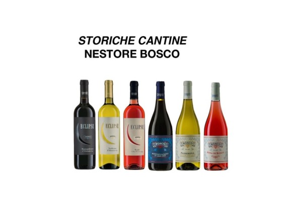 Vini Rossi  Nestore Bosco selezione vini d'Abruzzo: linea Eclipse - Montepulciano d'Abruzzo - Passerina - Rosa di Bosco 35,90&nbsp;€