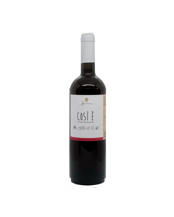 Rode wijnen  Abruzzo Naturale: Così è rosso - Così è Rosato - Così è Sauvignon - Così è Trebbiano - Impeto Cerasuolo d'Abruzz...