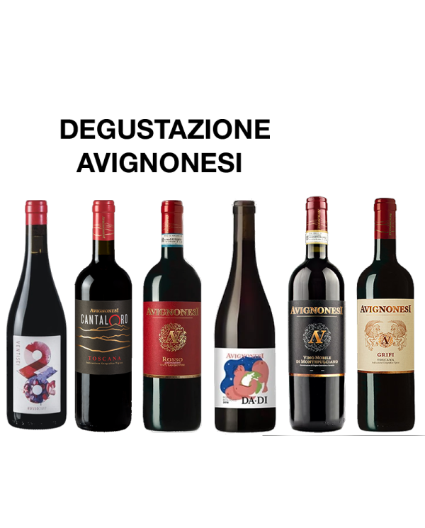 Vini Rossi  Avignonesi: Rosso Ventisei - Rosso di Montepulciano - Cantaloro Rosso IGT Bio - Nobile di Montepulciano DOCG - Gr...
