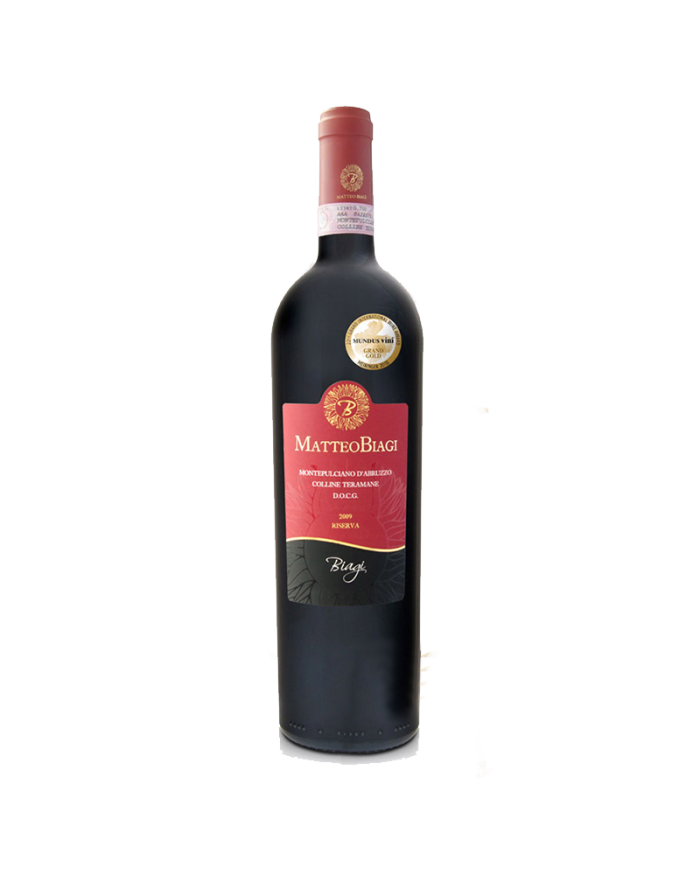 Rode wijnen  Matteo Biagi Montepulciano d'Abruzzo Colline Teramane Riserva DOCG 2014 - Biagi 33,60 €