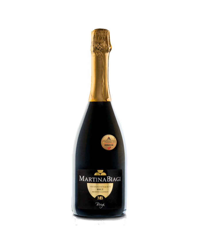 Witte Wijnen  Martina Biagi Spumante di Qualità Brut Metodo Classico - Biagi 16,80 €