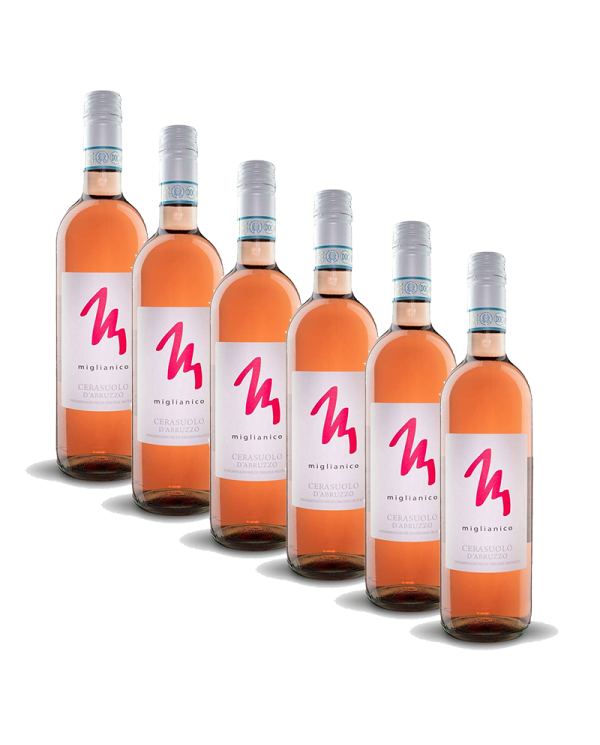 Rosé Wines  6 Bottiglie Miglianico Cerasuolo d’Abruzzo DOP 2021 - Cantina Miglianico 19,67 â‚¬ Rosé Wines  6 Bottiglie Miglianico Cerasuolo d’Abruzzo DOP 2021 - Cantina Miglianico 19,67 â‚¬
