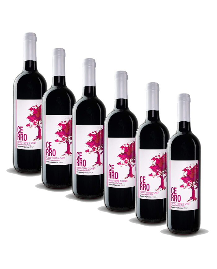 Red Wines  6 Bottiglie Cerro Rosso Terre di Chieti IGP 2019 - Cantina Miglianico 19,67 €