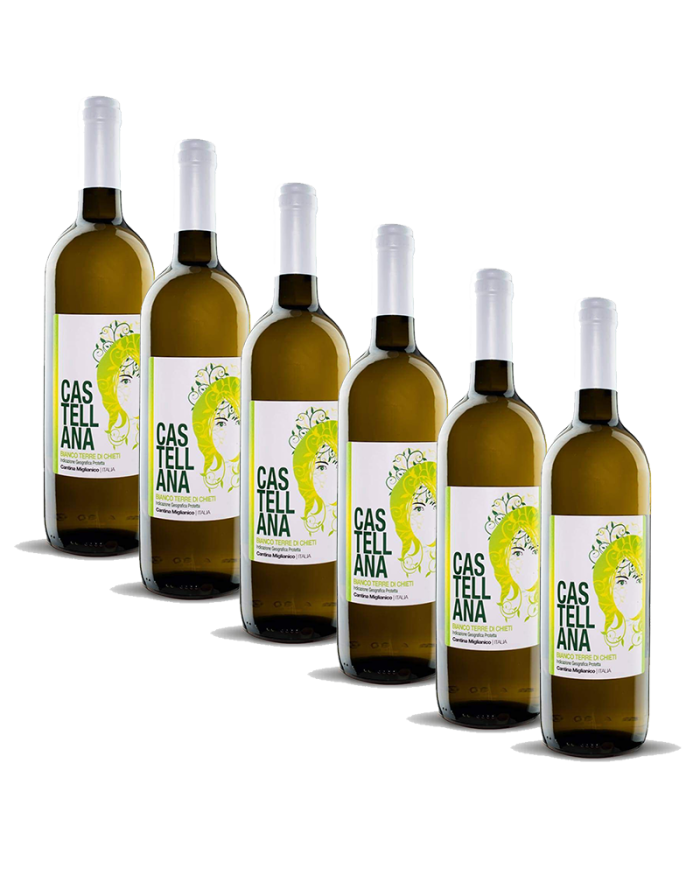 Witte Wijnen  6 Bottiglie Castellana Bianco Terre di Chieti IGP 2020 - Cantina Miglianico 19,67 €