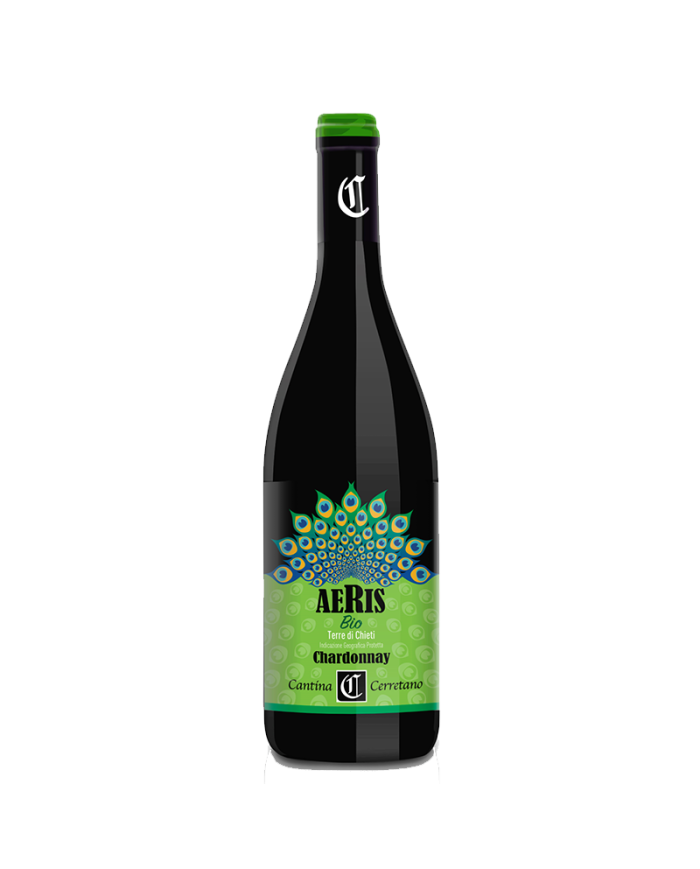 Witte Wijnen  Aeris Chardonnay Terre di Chieti IGP Bio 2020 Vegano - Cerretano Vini 6,15 €