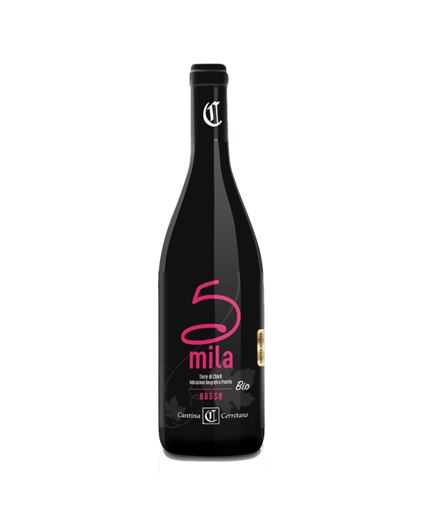 Vini Rossi  5000 5mila Limited Edition Terre di Chieti IGP Rosso 2019 Bio Vegano - Cerretano vini 7,38 â‚¬ Vini Rossi  5000 5mila Limited Edition Terre di Chieti IGP Rosso 2019 Bio Vegano - Cerretano vini 7,38 â‚¬