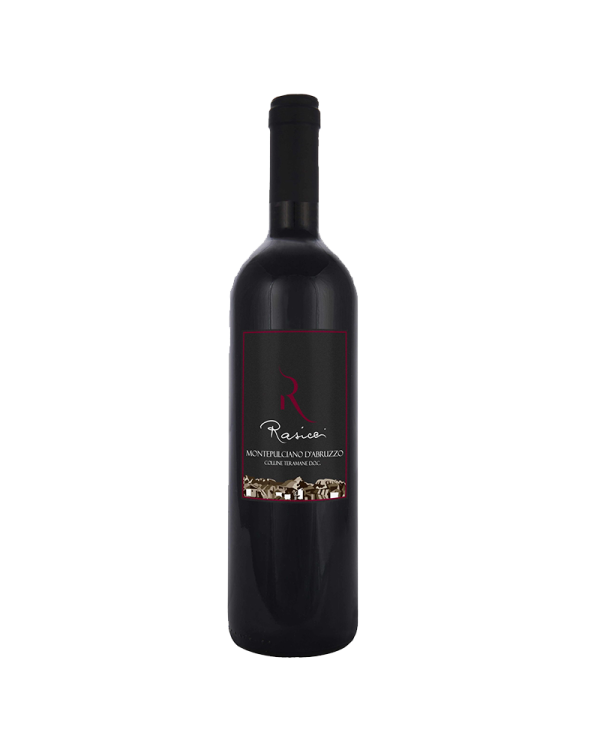Rode wijnen  R Montepulciano d'Abruzzo D.O.C. 2017 12 mesi barrique - Rasicci 21,00 €