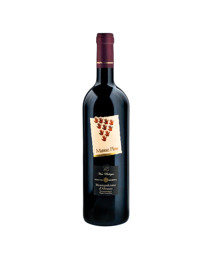 Red Wines  Montepulciano d’Abruzzo D.O.C. BIO 2016 – Manus Plere - Tenuta Arabona 6,75 €
