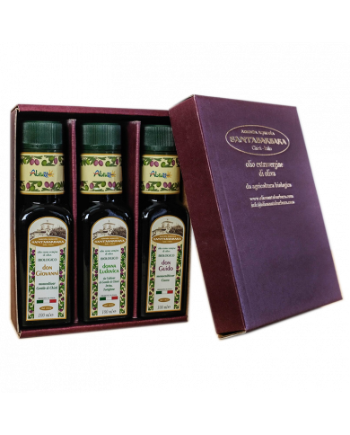 Natives Olivenöl extra  Olio Extra Vergine Di Oliva Confezione da 3 oli 100 ml - Santa Barbara 9,38 â‚¬ Natives Olivenöl extra  Olio Extra Vergine Di Oliva Confezione da 3 oli 100 ml - Santa Barbara 9,38 â‚¬