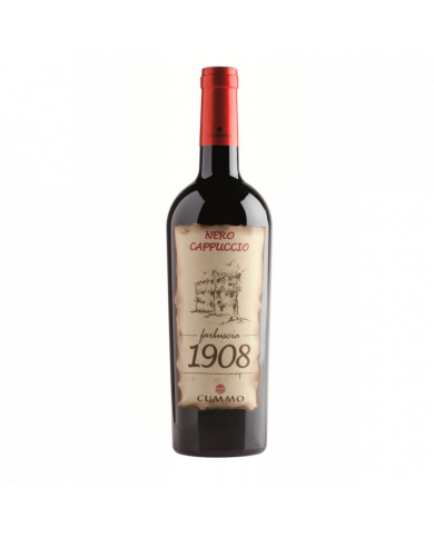 Rode wijnen  1908 Nero Cappuccio 2015 - Cummo Vini 18,34 â‚¬ Rode wijnen  1908 Nero Cappuccio 2015 - Cummo Vini 18,34 â‚¬
