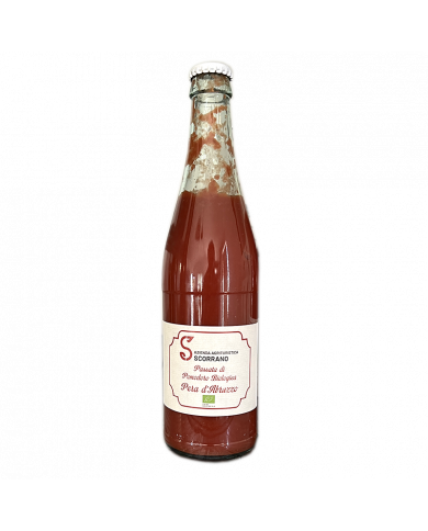 Prelibatezze  Passata di pomodoro biologica Pera d'Abruzzo - az. Agricola Scorrano 3,69 € Prelibatezze  Passata di pomodoro biologica Pera d'Abruzzo - az. Agricola Scorrano 3,69 €