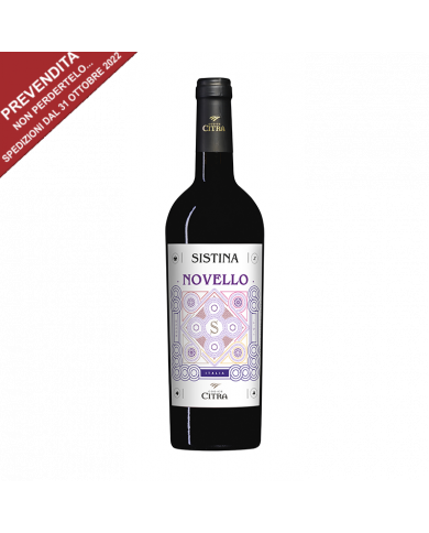 Red Wines  Sistina Vino Novello Terre di Chieti IGT 2022 - Codice Citra 5,33 € Red Wines  Sistina Vino Novello Terre di Chieti IGT 2022 - Codice Citra 5,33 €
