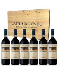 Vini Rossi  Cassa legno da 6 bott. Brunello di Montalcino DOCG Castelgiocondo 2015 - Frescobaldi 177,05 €