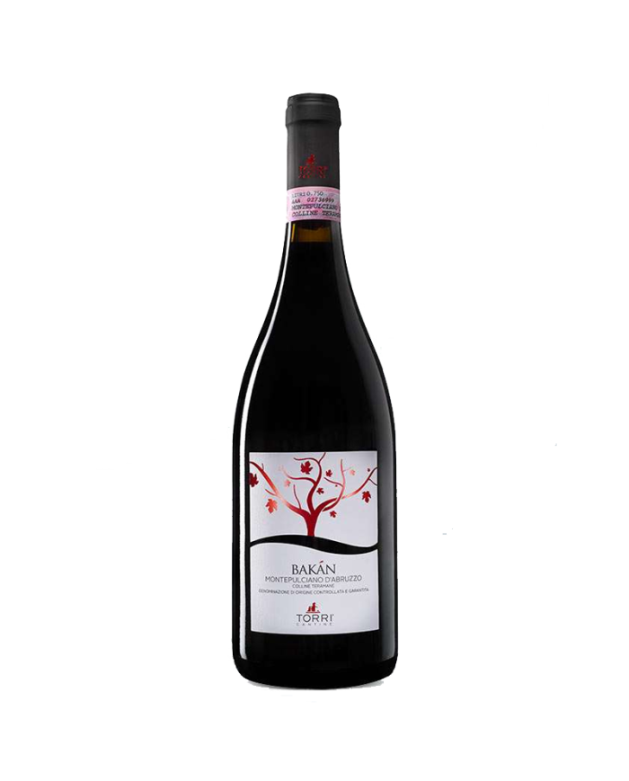 Rode wijnen  Bakán Montepulciano D’Abruzzo Colline Teramane DOCG 2015 - Cantine Torri 11,06 €