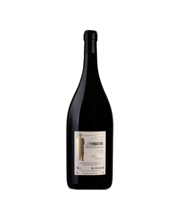 Rode wijnen  Il Fondatore Montepulciano d’Abruzzo Riserva 2014 jeroboam - Cantina Miglianico 49,00 â‚¬ Rode wijnen  Il Fondatore Montepulciano d’Abruzzo Riserva 2014 jeroboam - Cantina Miglianico 49,00 â‚¬