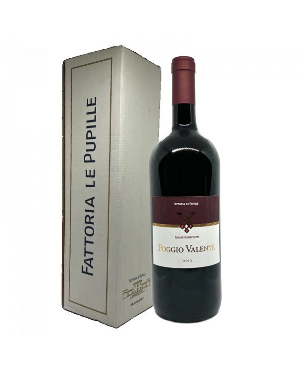 Vini Rossi  Poggio Valente Rosso Toscana IGT 2019 Magnum - Fattoria Le Pupille 59,50 €