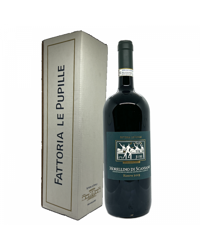 Rode wijnen  Morellino di Scansano Riserva 2019 Magnum - Fattoria Le Pupille 32,58 €