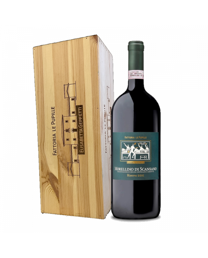 Rode wijnen  Morellino di Scansano Riserva 2016 doppio Magnum - Fattoria Le Pupille 80,96&nbsp;€