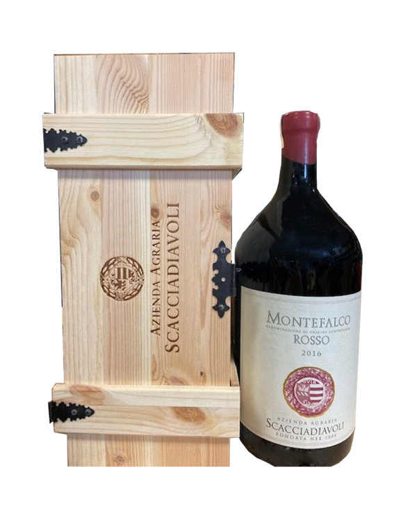 Rode wijnen  Montefalco Rosso DOC 2020 - jeroboam 3L Cassetta Legno- Scacciadiavoli 54,60 â‚¬ Rode wijnen  Montefalco Rosso DOC 2020 - jeroboam 3L Cassetta Legno- Scacciadiavoli 54,60 â‚¬