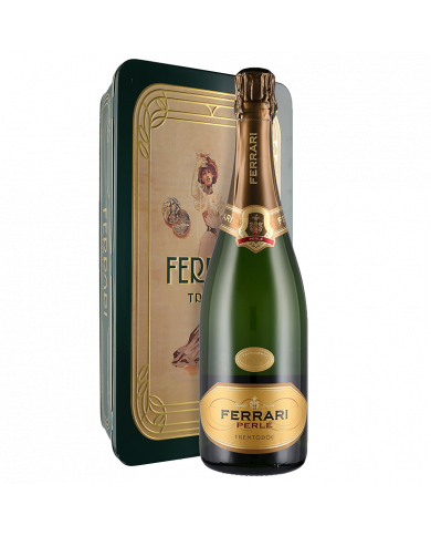 White wines  Perlé Trento DOC 2017 Scatola di Latta - Ferrari 37,62 € White wines  Perlé Trento DOC 2017 Scatola di Latta - Ferrari 37,62 €