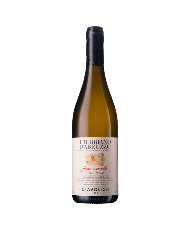 Witte Wijnen  Fosso Cancelli Trebbiano D'Abruzzo DOP 2019 - Ciavolich 23,80 â‚¬ Witte Wijnen  Fosso Cancelli Trebbiano D'Abruzzo DOP 2019 - Ciavolich 23,80 â‚¬