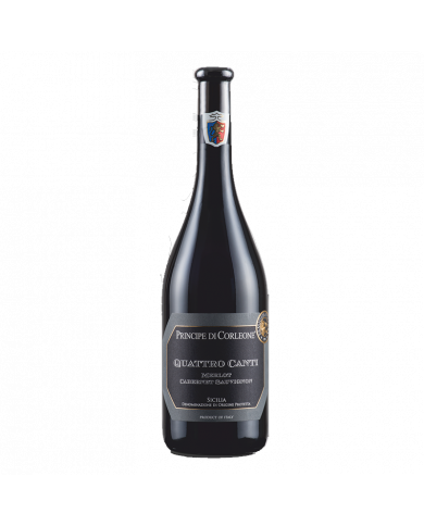 Vini Rossi  Quattro Canti Merlot - Cabernet Sauvignon DOP 2020 - Principe di Corleone 9,97 €