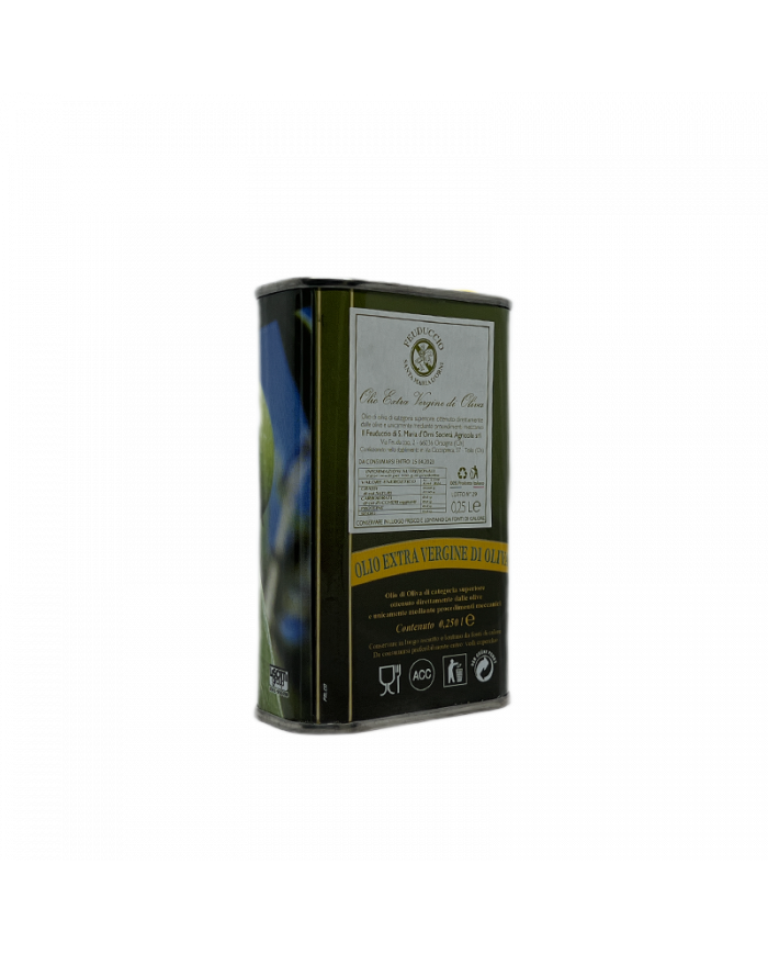 Extra Virgin Olive Oil  Olio Extravergine di Oliva 0,25 ml lattina - Il Feuduccio 5,00 €