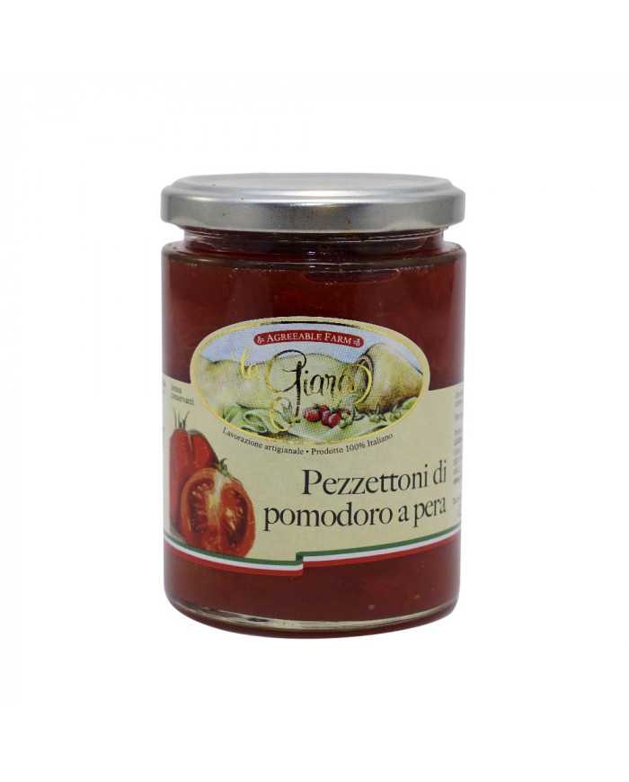 Prelibatezze  Pezzettoni di Pomodoro a Pera d’Abruzzo Bio - La Giara 4,64 â‚¬ Prelibatezze  Pezzettoni di Pomodoro a Pera d’Abruzzo Bio - La Giara 4,64 â‚¬