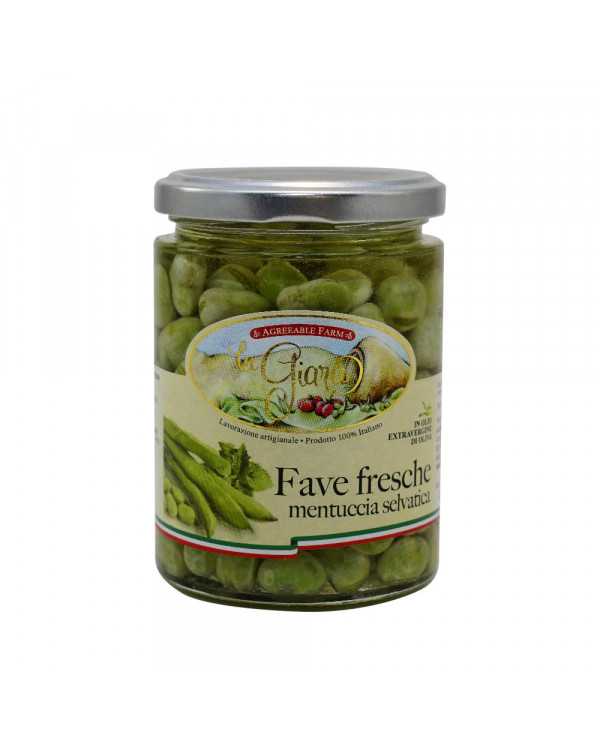 Delicacies  Fave fresche con mentuccia selvatica in Olio EVO Bio - La Giara 7,99 â‚¬ Delicacies  Fave fresche con mentuccia selvatica in Olio EVO Bio - La Giara 7,99 â‚¬