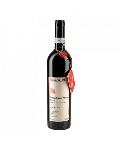Rode wijnen  Montepulciano d’Abruzzo Riserva DOC 2020 - Praesidium 21,06 â‚¬ Rode wijnen  Montepulciano d’Abruzzo Riserva DOC 2020 - Praesidium 21,06 â‚¬