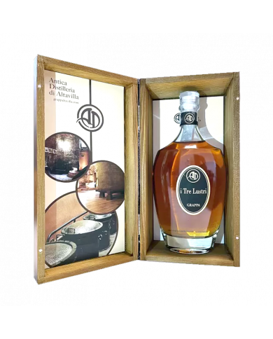 Distillates  Grappa riserva 15 anni I Tre Lustri cassetta legno - Altavilla 63,00 € Distillates  Grappa riserva 15 anni I Tre Lustri cassetta legno - Altavilla 63,00 €