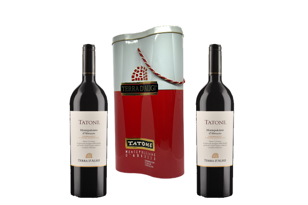 Vini Rossi  Tatone Montepulciano d'Abruzzo DOC 2019 Tin-Box da 2 bottiglie - Terra d'Aligi 24,51&nbsp;€