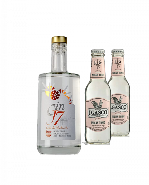 Distillates  Kit J7 - Gin Costa dei Trabocchi e tonic - JMEF Jannamico Liquori 14,00 €