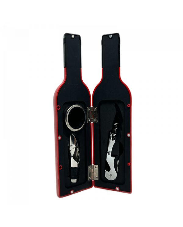 Accessories  Set 3 accessori vino tappo , salvagoccia, cavatappi scatola a forma di bottiglia 14,34 â‚¬ Accessories  Set 3 accessori vino tappo , salvagoccia, cavatappi scatola a forma di bottiglia 14,34 â‚¬